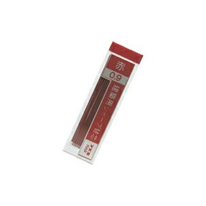 【メール便20個まで】不易 建築用シャープペンシル0.9mmタイプ 替芯赤 | 大工 職人 シャーペ...