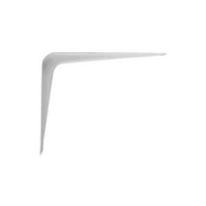 KGY工業 L型棚受 125×150mm ホワイト 1本 安全荷重(kg)/本:28kg W125mm×H150mm | おしゃれ シンプル 棚作り ブラケット 金具 内装 リフォーム DIY L字金具