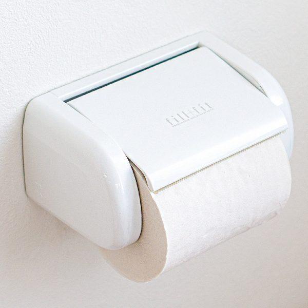 オカ 我が家べんり化計画 フィルフィット ワンタッチペーパーホルダー |  紙巻き トイレ トイレッ...