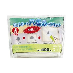 家庭科学工業 石こうボード穴埋めパテセット | 補修用品 補修剤 ビス穴 クギ穴 石膏 つなぎ目 調...