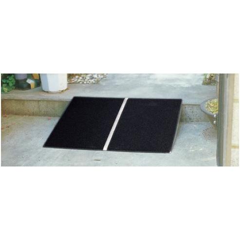 【直送品】イーストアイ ポータプルスロープPVT アルミ1枚板 PVT025 全長:255mm 全幅...