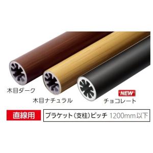 マツ六 フリーRレール 直棒手すり 2ｍ 直線用 直径34mm×2025mm