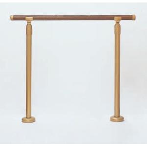 シロクマ 玄関用手すりGK-101(アルミ樹脂コーティング+支柱スチール) W908×D100×H7...