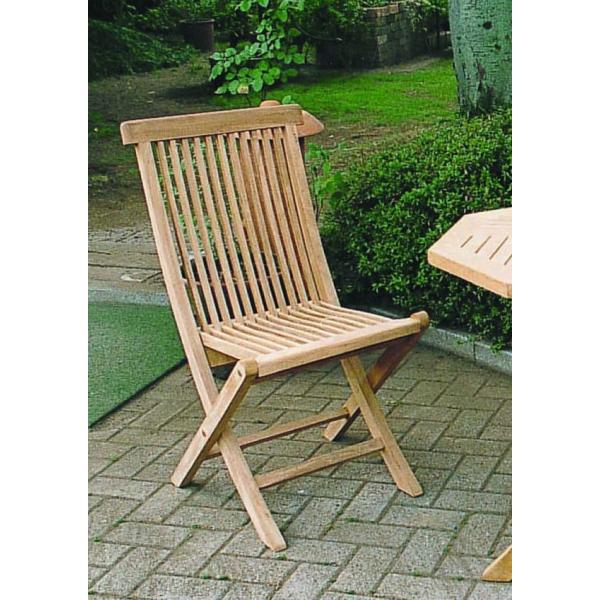 【直送品】ジャービス商事 チーク 折り畳みチェア W460×H900 | 椅子 イス ガーデン エク...