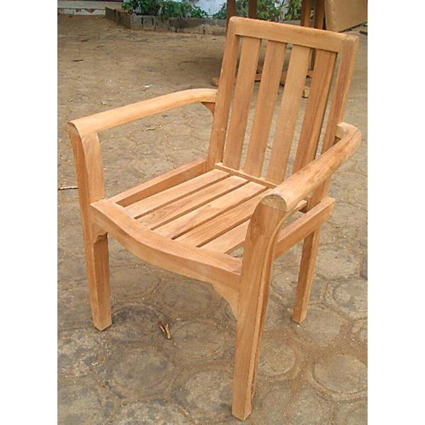 【直送品】ジャービス商事 チーク スタッキングチェア 1脚 W630×D550×H830 | 椅子 ...