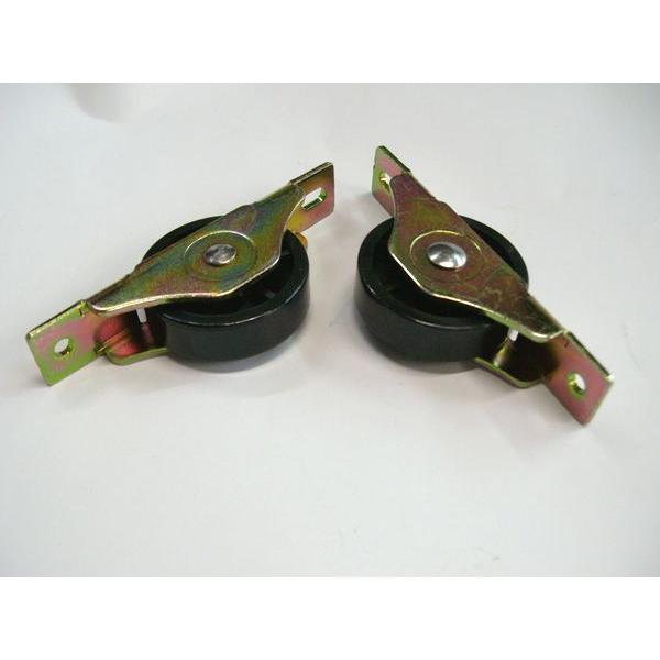 【メール便30個まで】ヤボシ フジ リムナイロン戸車 30mm 平 1個 RM30H | 交換 取替...