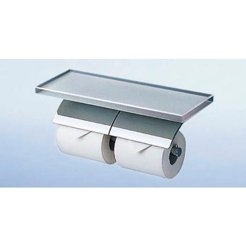 TOTO 棚付二連紙巻器(高透過ガラス製)YH63GWS | トイレ トイレット ペーパー ホルダー...