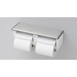 【新品・未使用品】TOTO トイレ二連ペーパーホルダー　棚付　YH700AD TOTO YH700AD 棚付二連紙巻器 アルミ製 : 設備プラザ 2号店