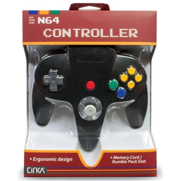 N64 Cirka Controller Black