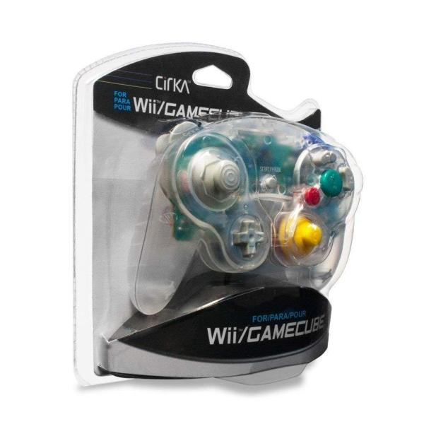 Wii Cirka GameCube Wired Controller (Clear)
