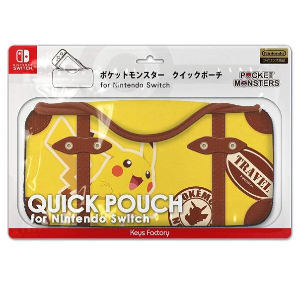 NSW ポケットモンスター クイックポーチ for Switch ピカチュウ