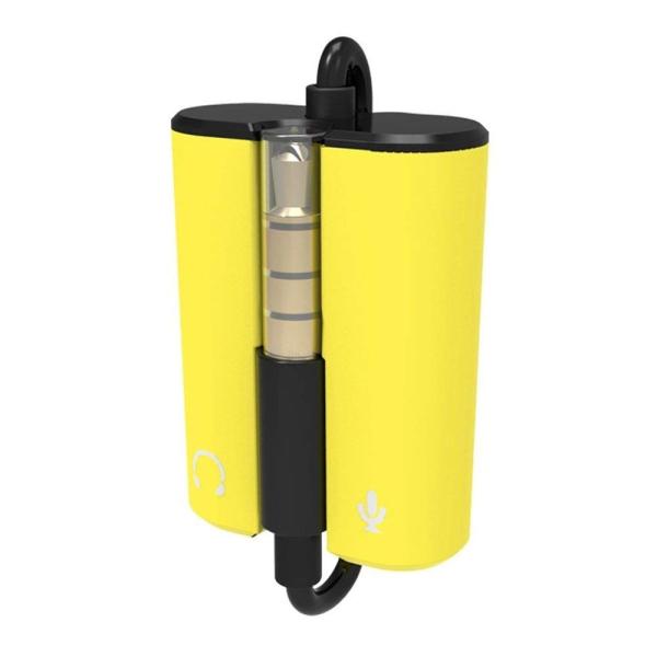 PS4 ヘッドセット変換アダプタ (イエロー)PS4コントローラー/Psvita用（コロンバスサーク...