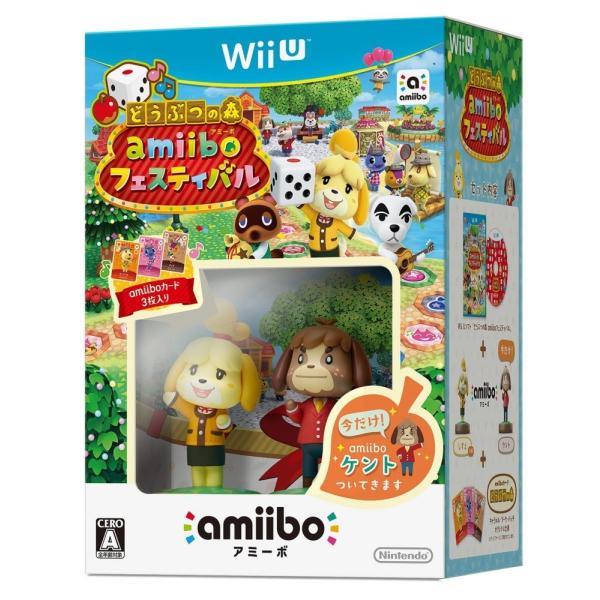 WiiU どうぶつの森 amiiboフェスティバル(amiibo しずえ &amp; amiiboカード 3...