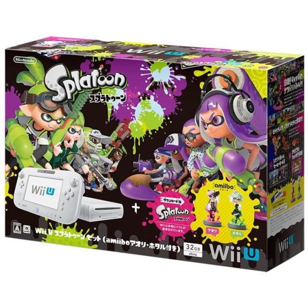 WiiU本体 スプラトゥーン セット (amiibo アオリ・ホタル付き)