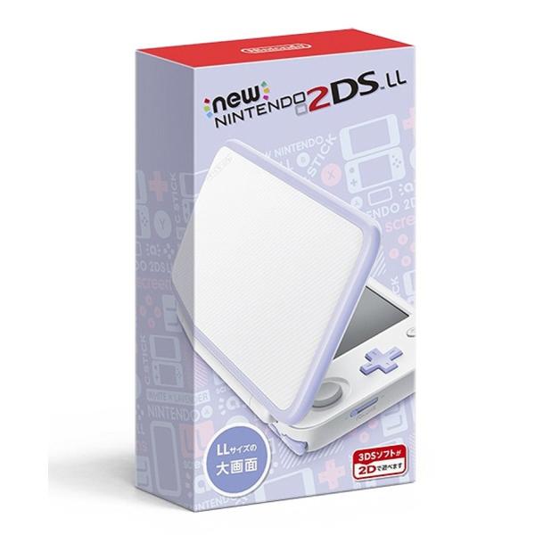 Newニンテンドー2DSLL本体 (ホワイト×ラベンダー)