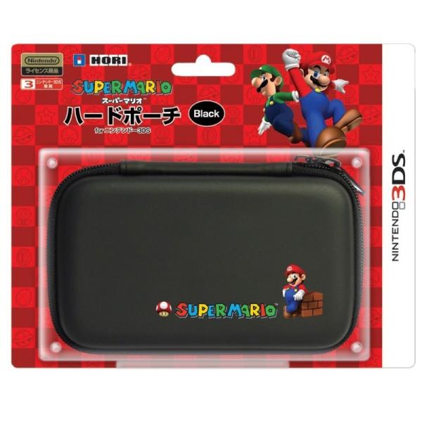 3DS スーパーマリオハードポーチ ブラック(HORI)