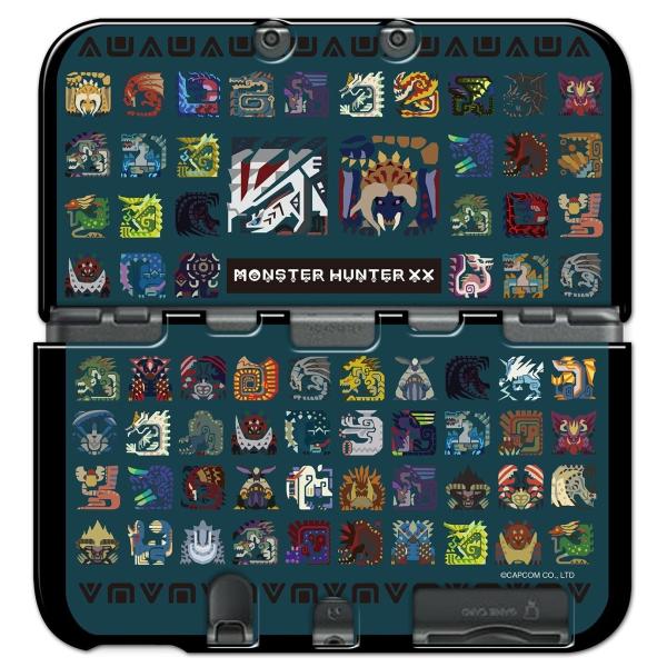 New3DSLL用 モンスターハンターダブルクロス カバー(モンスターアイコン)