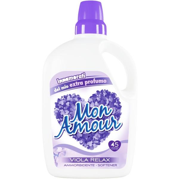 イタリア製 柔軟仕上剤/洗濯用品 〔パープルリラックス〕 3L×4本セット 『モナムール』 〔洗濯用...
