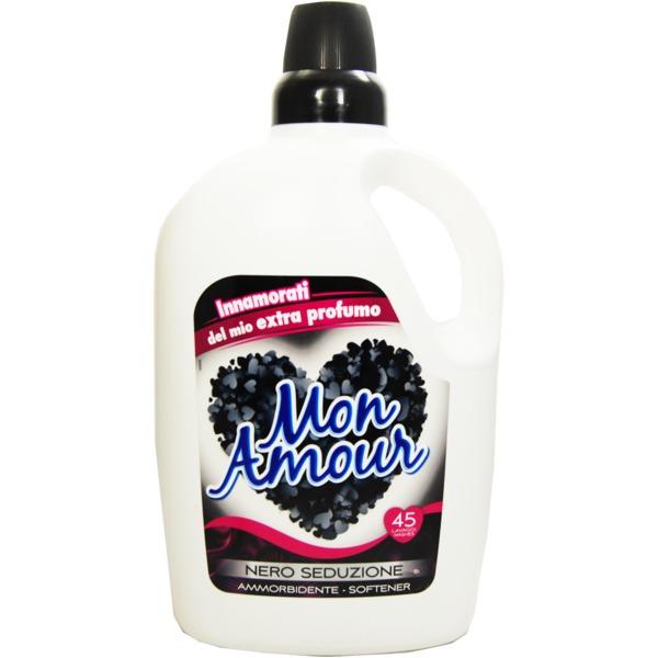 イタリア製 柔軟仕上剤/洗濯用品 〔ブラック エレガント〕 3L×4本セット 『モナムール』 〔洗濯...