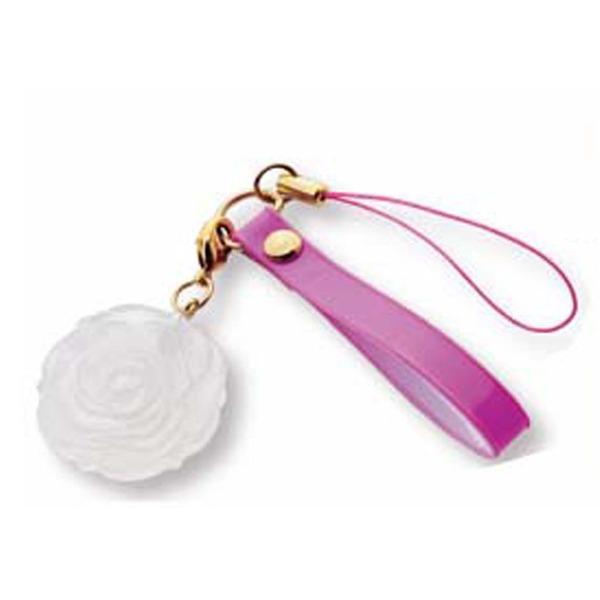 紫外線の強さが分かる 紫外線で色が変わる UVチェックストラップ（ローズ） ピンク