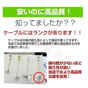 iPhone・iPad用ライトニングケーブル ...の詳細画像3