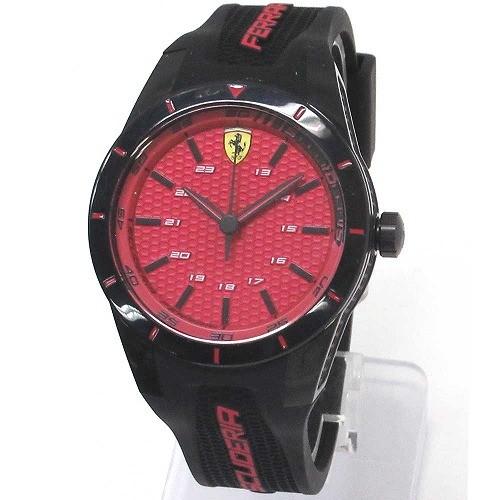 Scuderia フェラーリ Ferrari  スクーデリア レッド RedRev クオーツ メンズ...