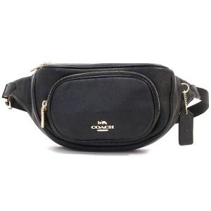 コーチ バッグ ショルダー COACH アウトレット ペブル レザー コート ベルト バッグ ウエスト バッグ  6488 IMBLK  n210319｜selectag