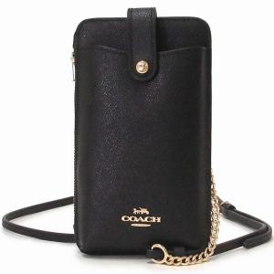 コーチ レザーバッグ  COACH アウトレット ノース/サウス フォーン クロスボディ スマホショルダー C6884 IMBLK｜selectag