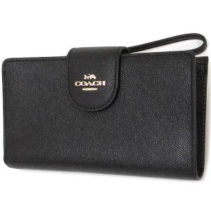 コーチ 財布 COACH アウトレット クロスグレイン レザー テック ウォレット 二つ折り財布  C2869 IMBLK｜selectag