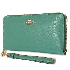 コーチ レザー財布 COACH アウトレット ペブルド レザー ロング ジップ アラウンド ウォレット 長財布  C4451 IMGRN n211025｜selectag