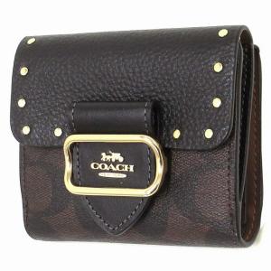 コーチ 財布 COACH アウトレット シグネチャー カラーブロック リベッツ スモール モーガン ウォレット 二つ折り財布  CF471 IMOSN｜selectag