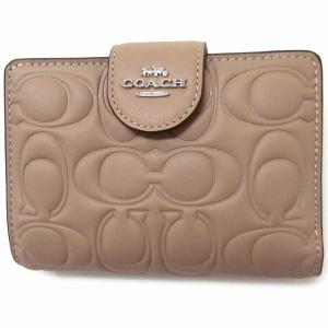 コーチ レザー財布 COACH アウトレット 財布 ミディアム コーナージップウォレット 三つ折り財布 CM241 SVTP｜selectag