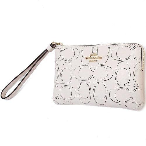 【並行輸入品】コーチ ポーチ COACH アウトレット シグネチャー レザー パーフォレーテッド C...