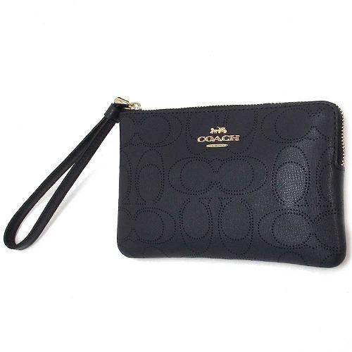【並行輸入品】コーチ ポーチ COACH アウトレット シグネチャー レザー パーフォレーテッド C...