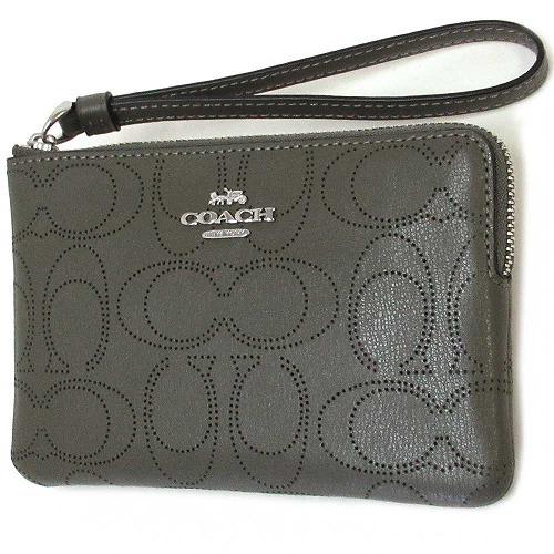 【並行輸入品】コーチ ポーチ COACH アウトレット シグネチャー レザー パーフォレーテッド C...