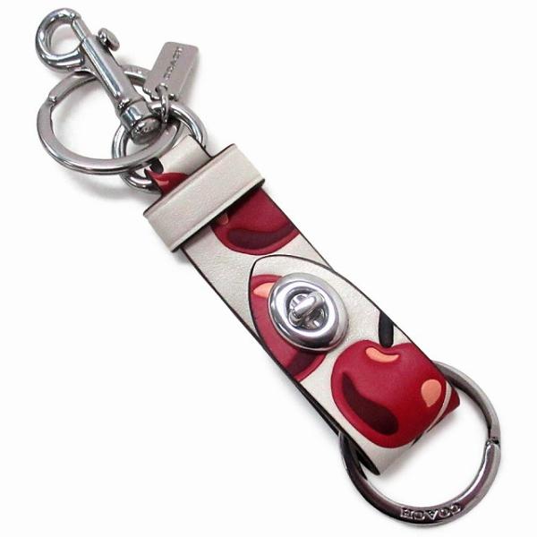 【並行輸入品】コーチ キーホルダー COACH アウトレット キーリング チェリープリント トリガー...