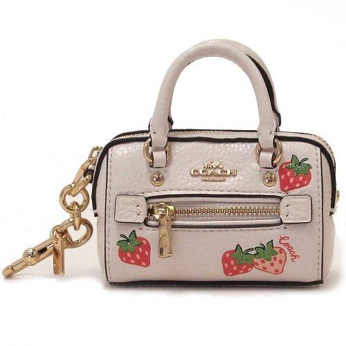 【並行輸入品】コーチ キーホルダー COACH アウトレット  ストロベリー プリント ミニ ローワ...