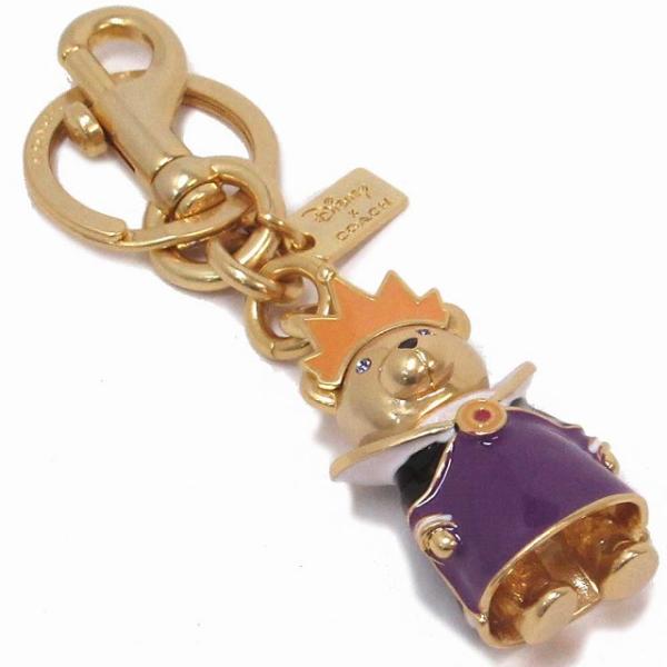 コーチ キーホルダー COACH アウトレット ディズニーコラボ ヴィランズ 3D メタル テディベ...