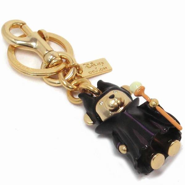 コーチ キーホルダー COACH アウトレット ディズニーコラボ ヴィランズ 3D メタル テディベ...