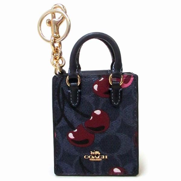 【並行輸入品】コーチ キーホルダー COACH アウトレット チェリー プリント さくらんぼ柄 ミニ...