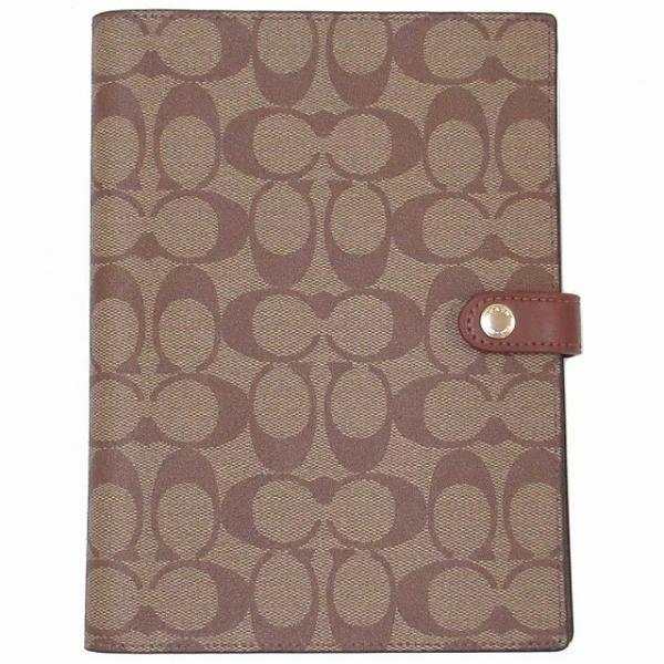 【並行輸入品】コーチ COACH アウトレット シグネチャー キャンバス ノート ブック カバー セ...