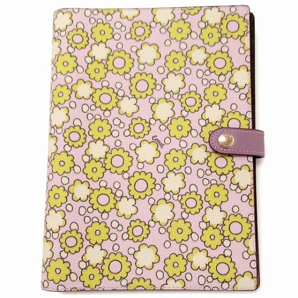 【並行輸入品】コーチ COACH アウトレット フラワープリント 花柄 キャンバス ノート ブック ...