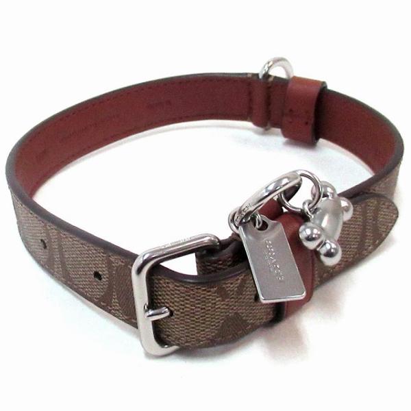 【並行輸入品】コーチ 犬の首輪 COACH アウトレット シグネチャー スモール ペット 中型犬 ド...