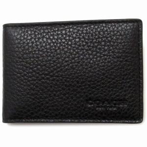 コーチ カードケース COACH アウトレット レザー 名刺入れ カードケース メンズ   小物 財布  CM167QBBK n231012｜selectag