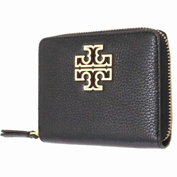 【並行輸入品】TORY BURCH トリバーチ アウトレット レザーブリテン ミディアムウォレット ...