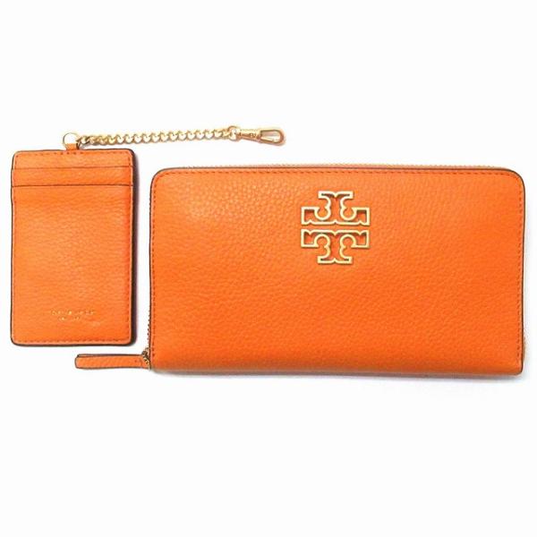【並行輸入品】TORY BURCH トリバーチアウトレット レザー ティア ジップ コンティネンタル...