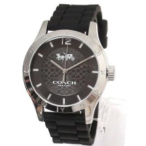 コーチ時計レディースCOACHアウトレットマディータイムピースウォッチMaddyブラックラバーストラップレディース/腕時計 14502217