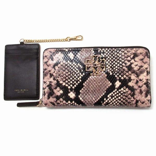 TORY BURCH トリバーチ アウトレット ブリテン スネーク ヘビ柄 アニマル エンボス加工 ...