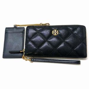 未使用❤️Tory Burch トリーバーチ 三つ折り財布 ブラック ギフト トリーバーチ TORY BURCH 三つ折り 財布 FLEMING SOFT SMALL FLAP