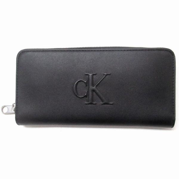【並行輸入品】Calvin Klein カルバンクライン アウトレット サイフ ラウンドファスナー長...